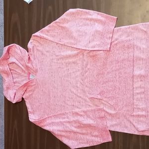 Isaac Mizrah Live! Brand Size XXS Hooded Lightweight Pink Pullover Sweater